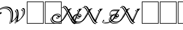 Wrenn Initials font preview